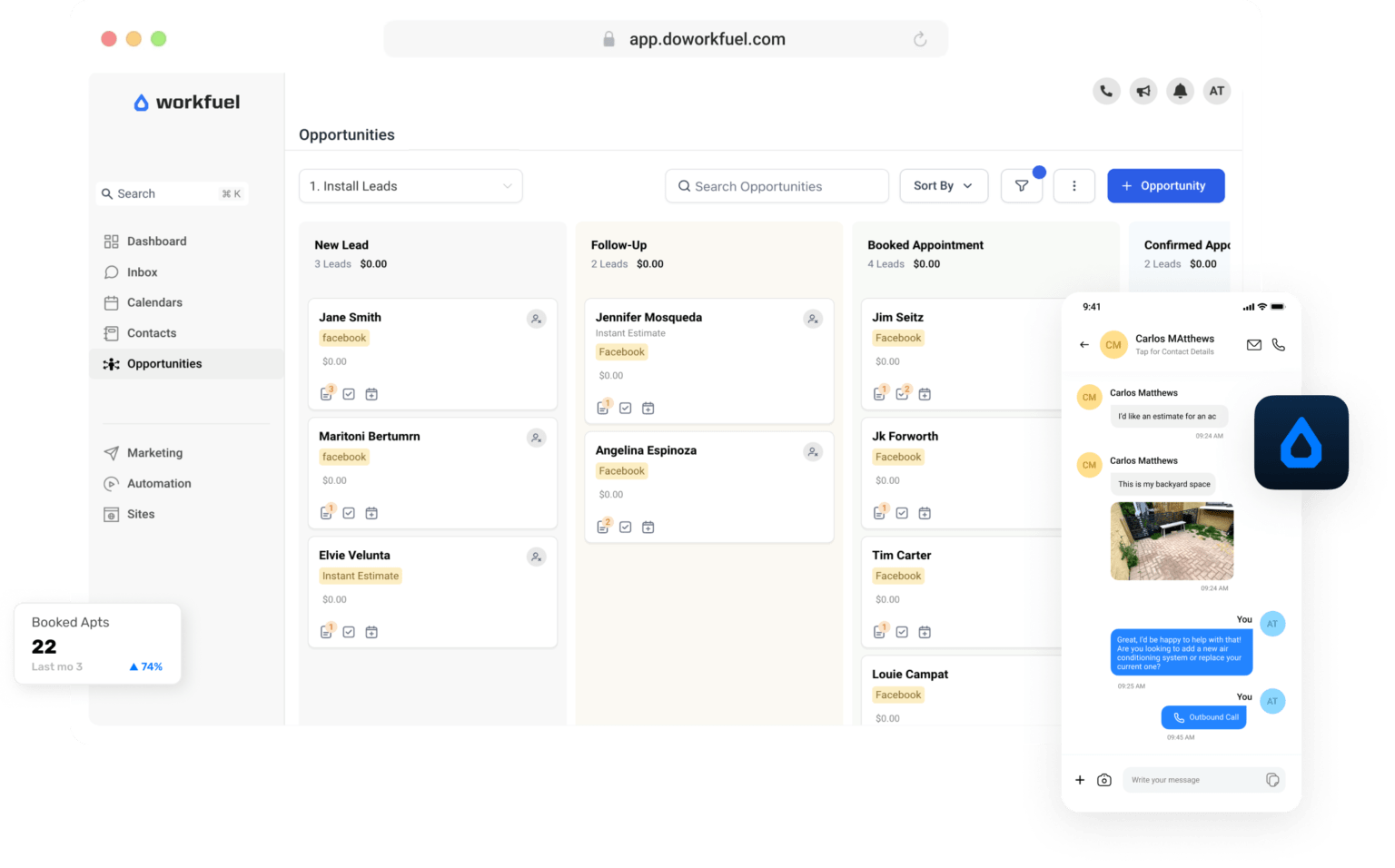 Workfuel Dashboard